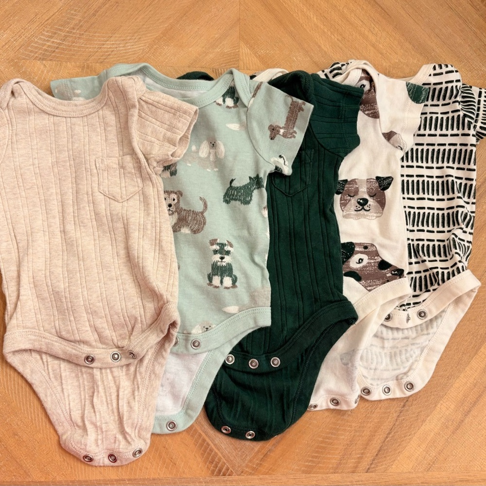Members Mark Baby Bodysuits Set